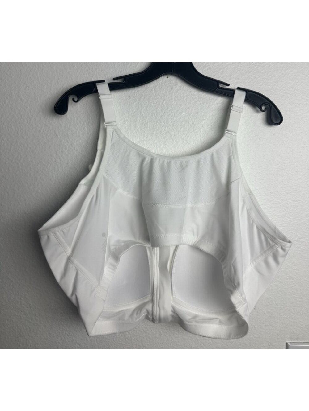 RosyLift Wireless Support Bra White Front Zip Full Coverage 5XL Plus Size - Picture 3 of 13